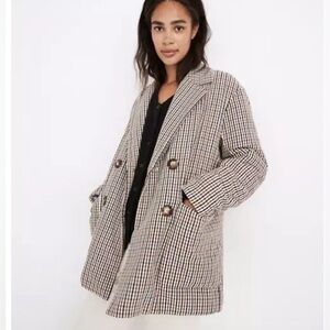 NWOT Madewell Padded Jacket in Plaid